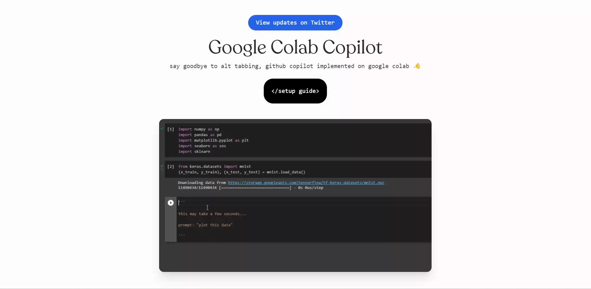 Google Colab Copilot