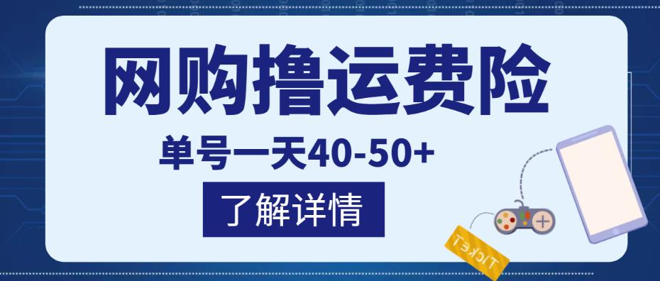 网购撸运费险项目，单号一天4050+，实实在在能够赚到钱的项目【详细教程】