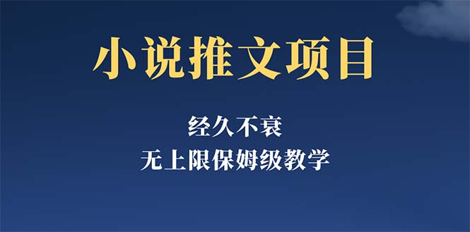 小白也能操作的保姆级小说推文项目，月赚58k！