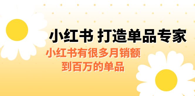 某公众号付费文章《小红书打造单品专家》小红书有很多月销额到百万的单品