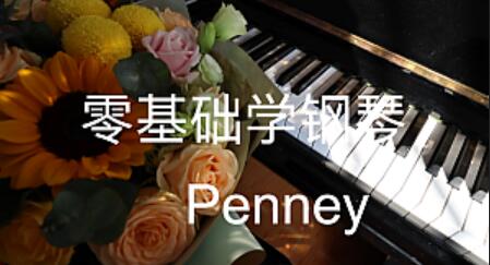 钢琴入门指法教程：小白轻松入门penny钢琴课程（10节）