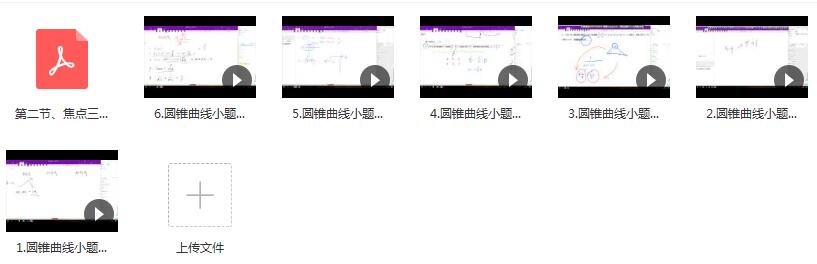 高考数学圆锥小题解题技巧通用方法精讲教学视频目录